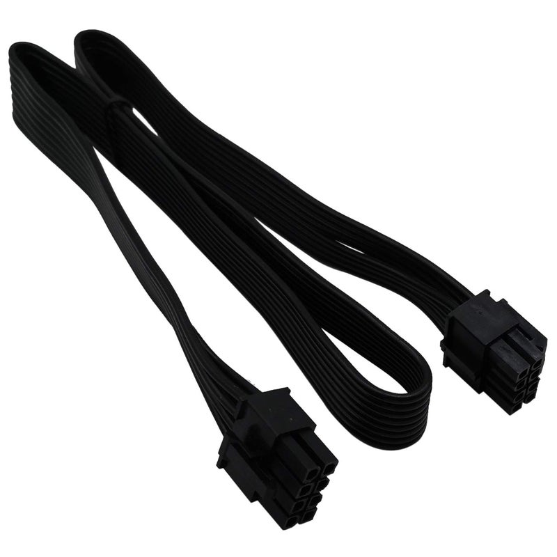 COMeap CPU Cable for EVGA PSUs, CPU 8 Pin Male to CPU 8 Pin (4+4 Detachable) Male EPS-12V Motherboard Power Adapter 25-inch(63cm) - Image 1